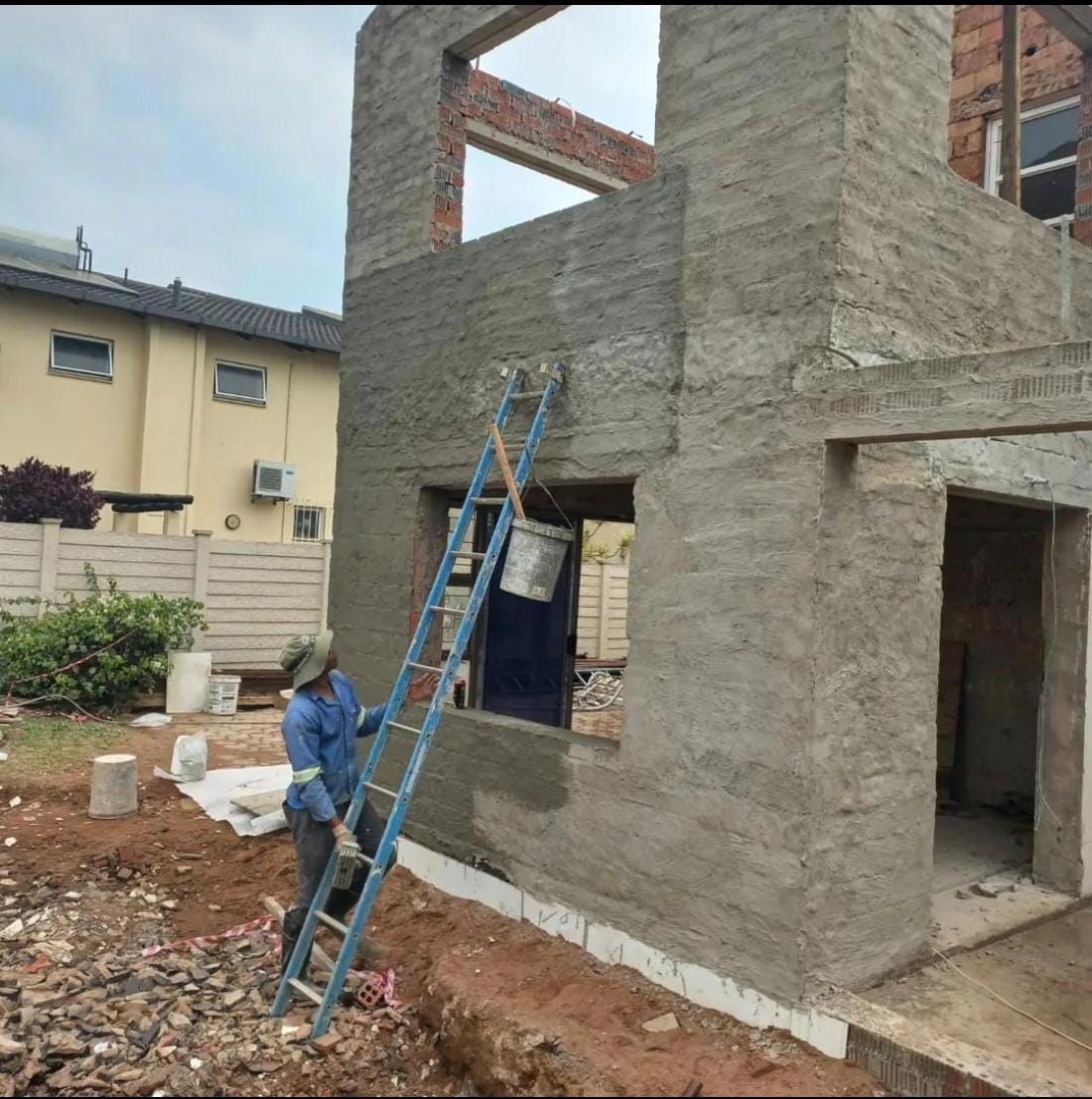Construction site in progress